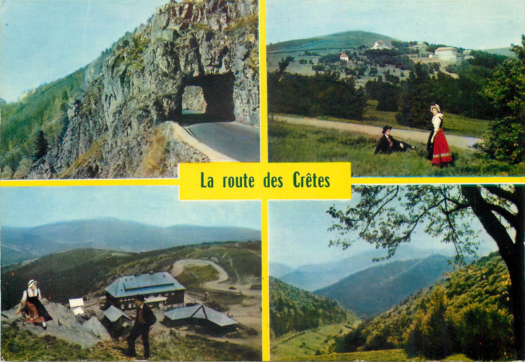 CPM Les route des cretes Les Hautes Vosges