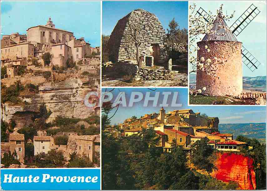 CPM Haute Provence (Vaucluse) Le village perche de Gordes