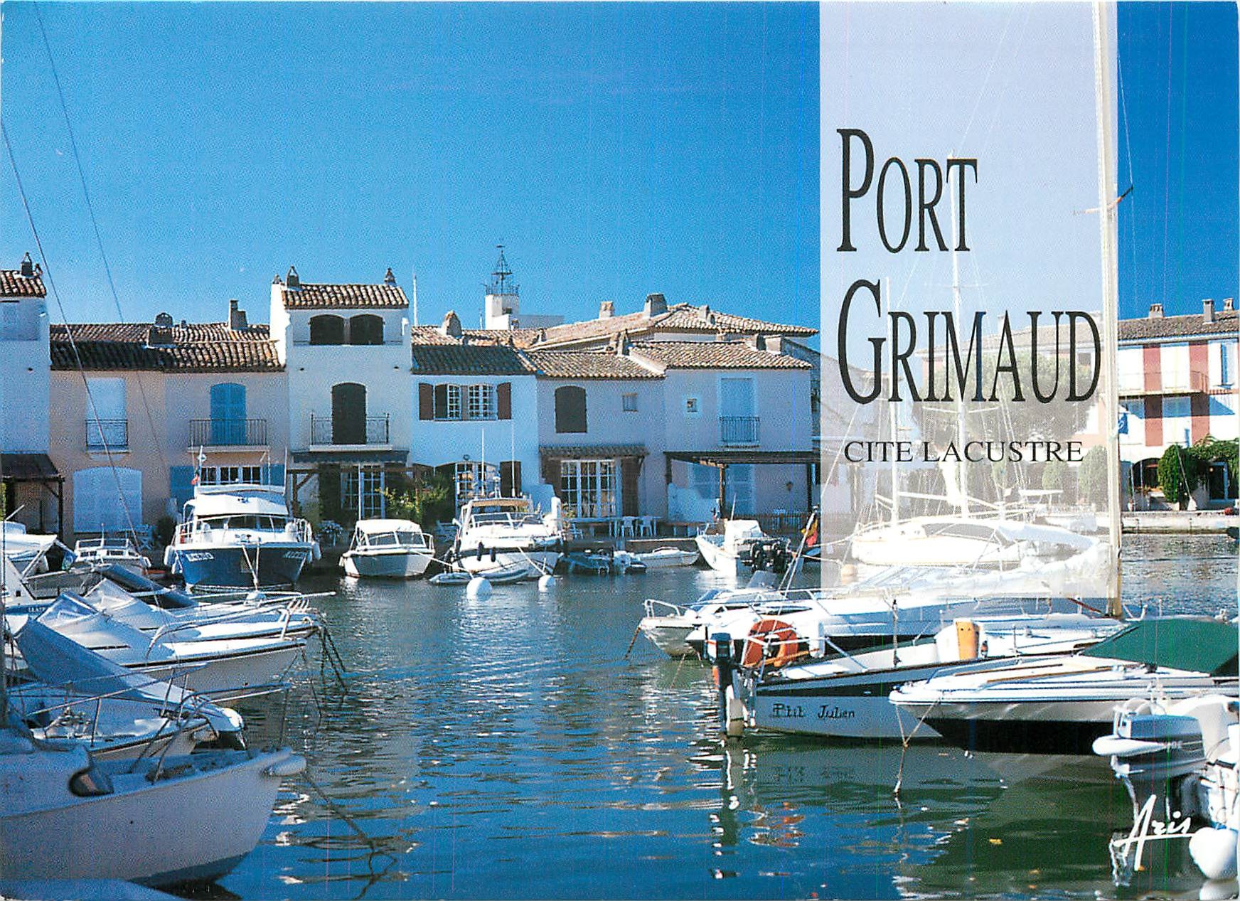 CPM Port Grimaud (Var) Cite Lacustre realisee par Francois Spoerry