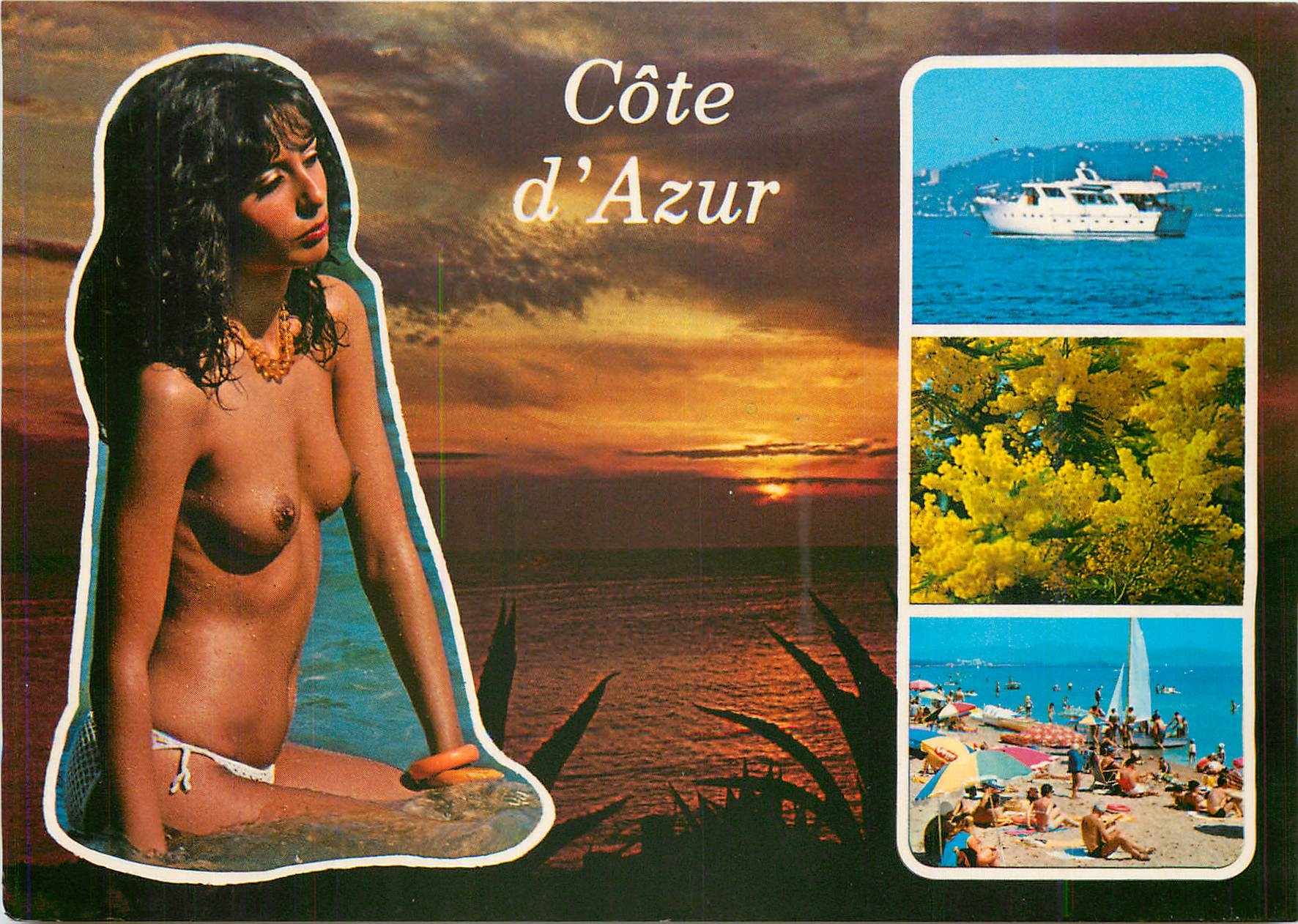 CPM Souvenir de la cote d'Azur France