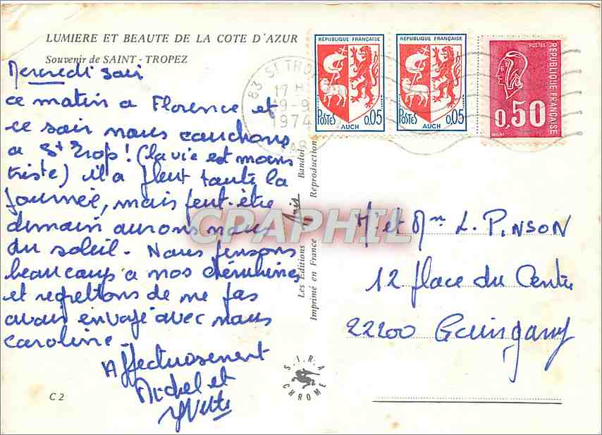 St Tropez — vue du port — Les Éditions Cromé — Reverso