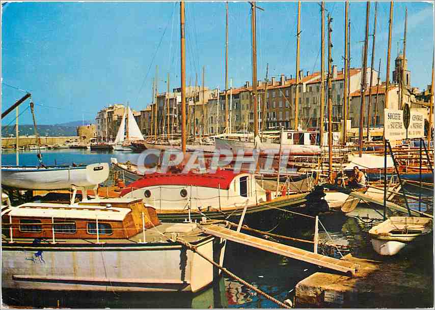 CPM Cote d'Azur France Saint Tropez (Var) Le Port Bateaux