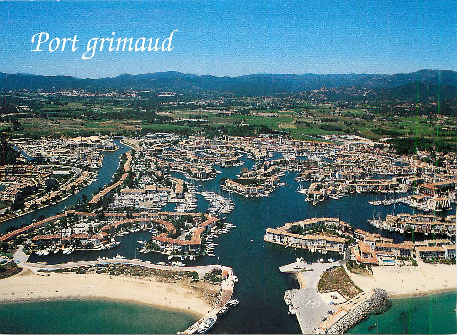 CPM Port Grimaud Cite Lacustre Vue du ciel