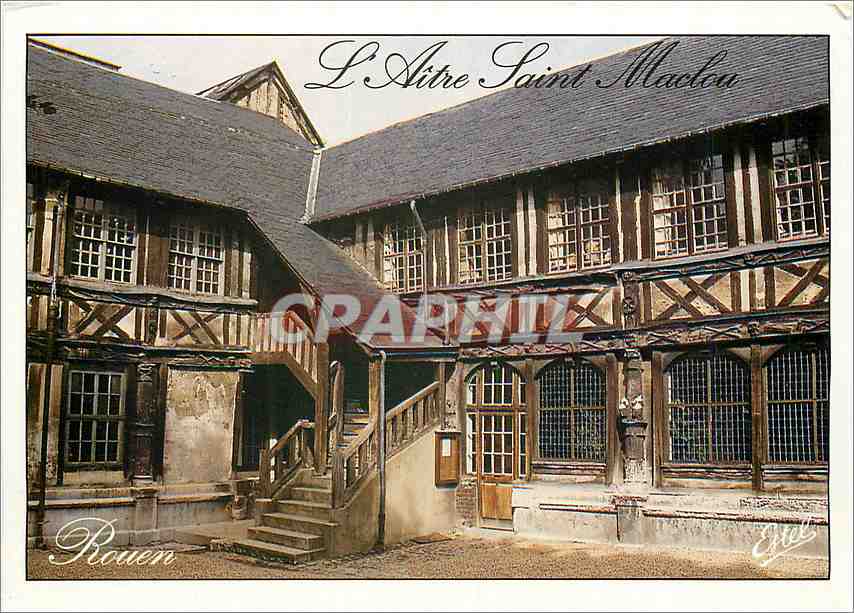 CPM En Normandie Rouen (Seine Maritime) L'aitre Saint Maclou XVIe XVIIe s