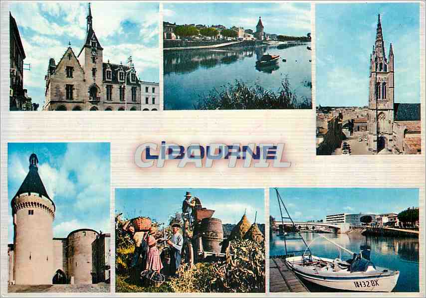 Libourne — vue panoramique — éditeur C.P.A.P.H.I.L. n° 14328K