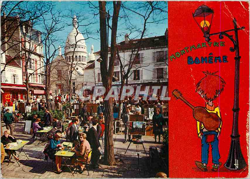 CPM Paris La Place du Tertre