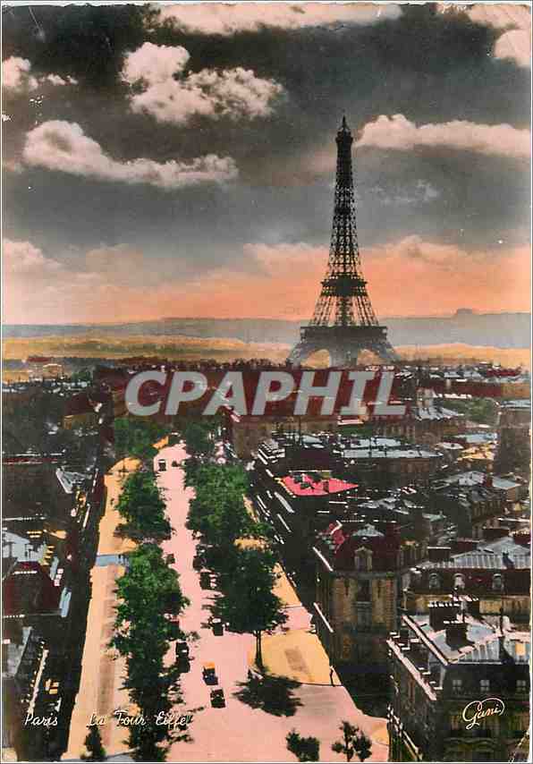 CPM Paris la Tour Eiffel