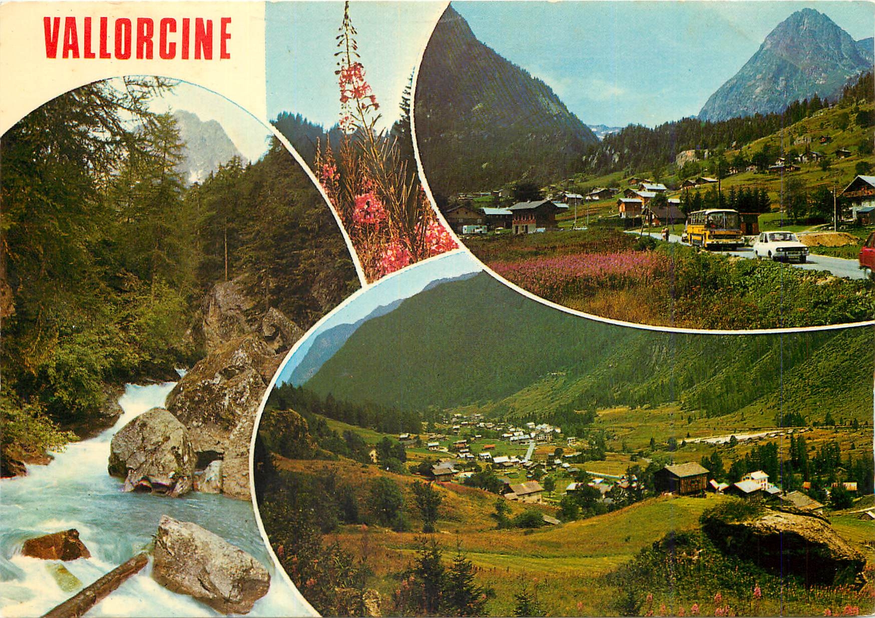 Vallorcine — vue panoramique et paysage alpin — Ed. J. Cellard, n° 14463
