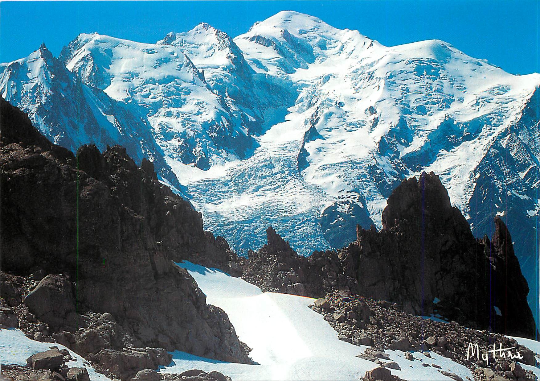 CPM Le Massif du Mont Blanc depuis les Aiguilles Rouges
