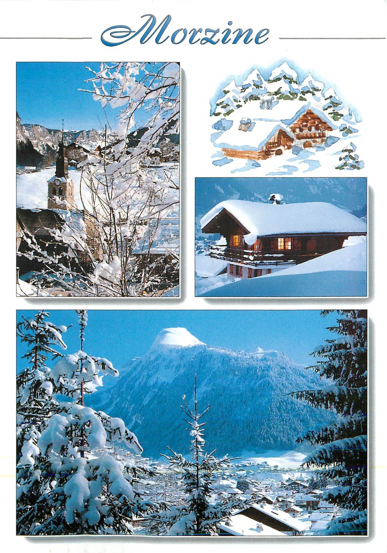 Morzine — vue hivernale — Editions REVALP