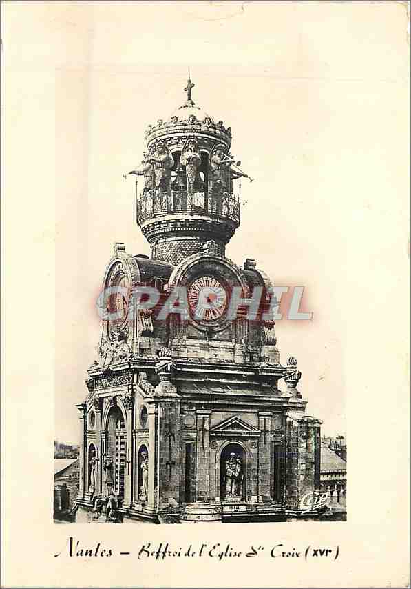 CPM Nantes (Loire Atlantique) Belfroi de l'Eglise st Croix ( XVIe)