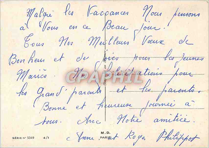 CPM Femme — Verso