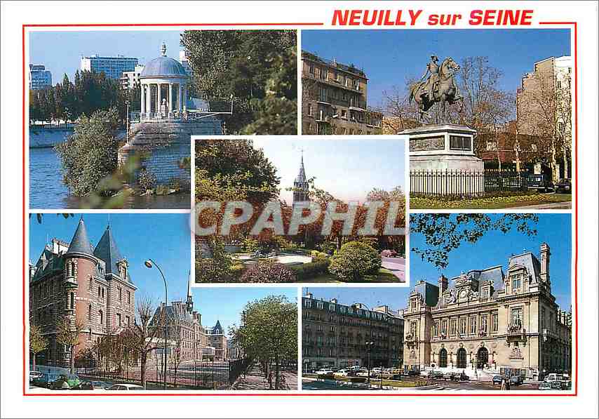 CPM Neuilly sur Seine (Hauts de Seine) Le Temple de l'Amour