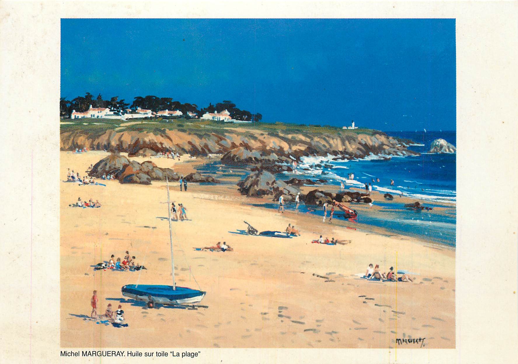 CPM Vente aux encheres publiques Tregastel Michel Margueray La plage
