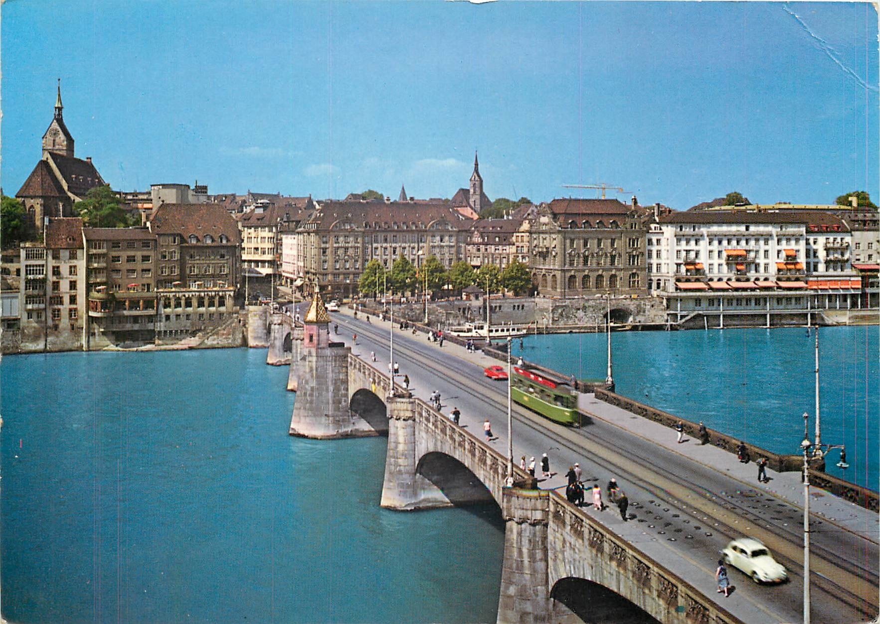 CPM Basel Pont du mielieu et eglise St Martin