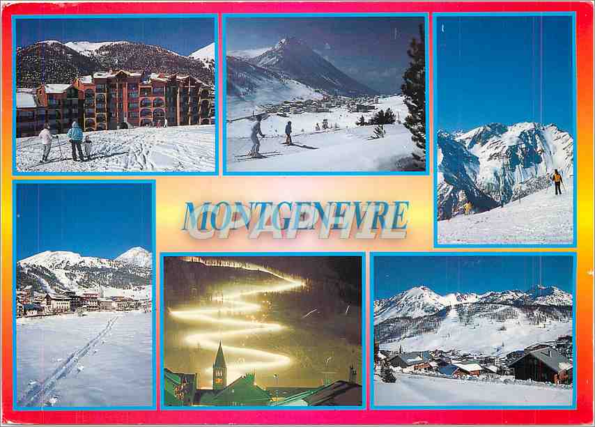 Montgenèvre — station de ski — Images de France, éditeur COMPA - de Lartieu