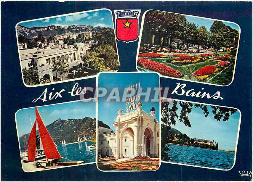 CPM Aix les Bains etablissement thermal Parc des thermes