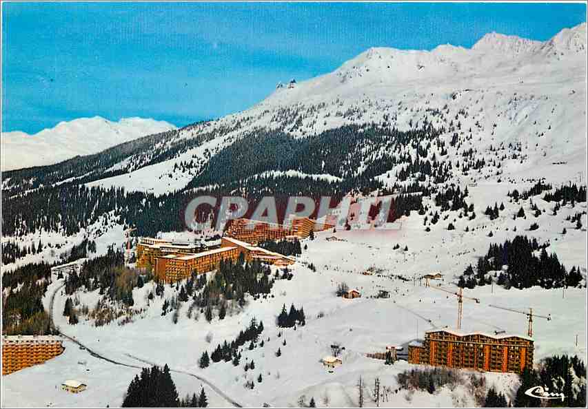 CPM Les Arcs (Savoie) Arc chantel 1800 m vue generale aerienne