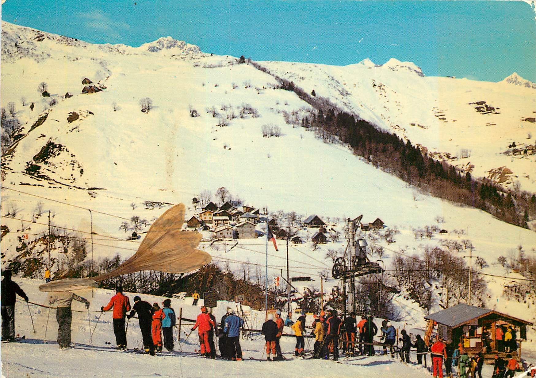 CPM Les Avanchers (Savoie) Alt 1250 m Piste du Rocher vue generale
