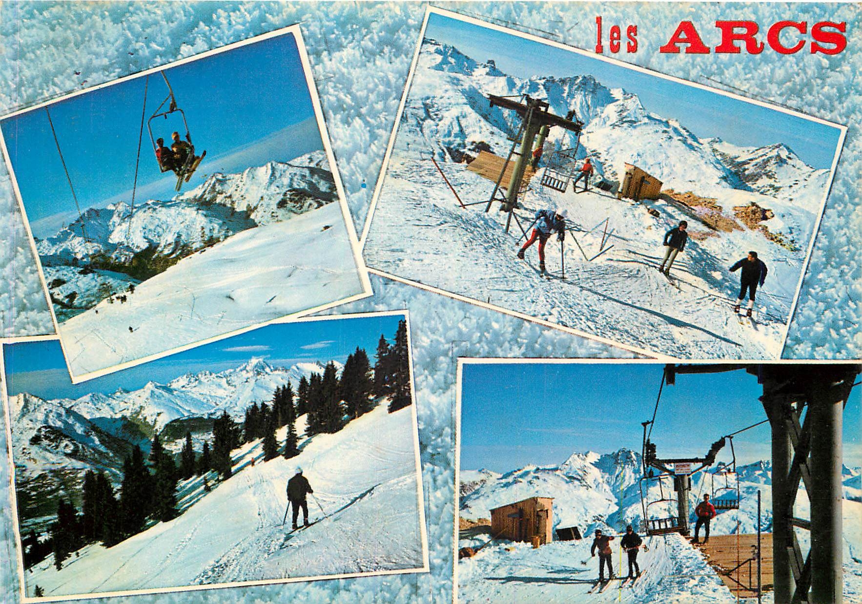 CPM Bourg Saint Maurice les Arcs (Savoie) Telesiege de l'Arpette 2070 2410 m