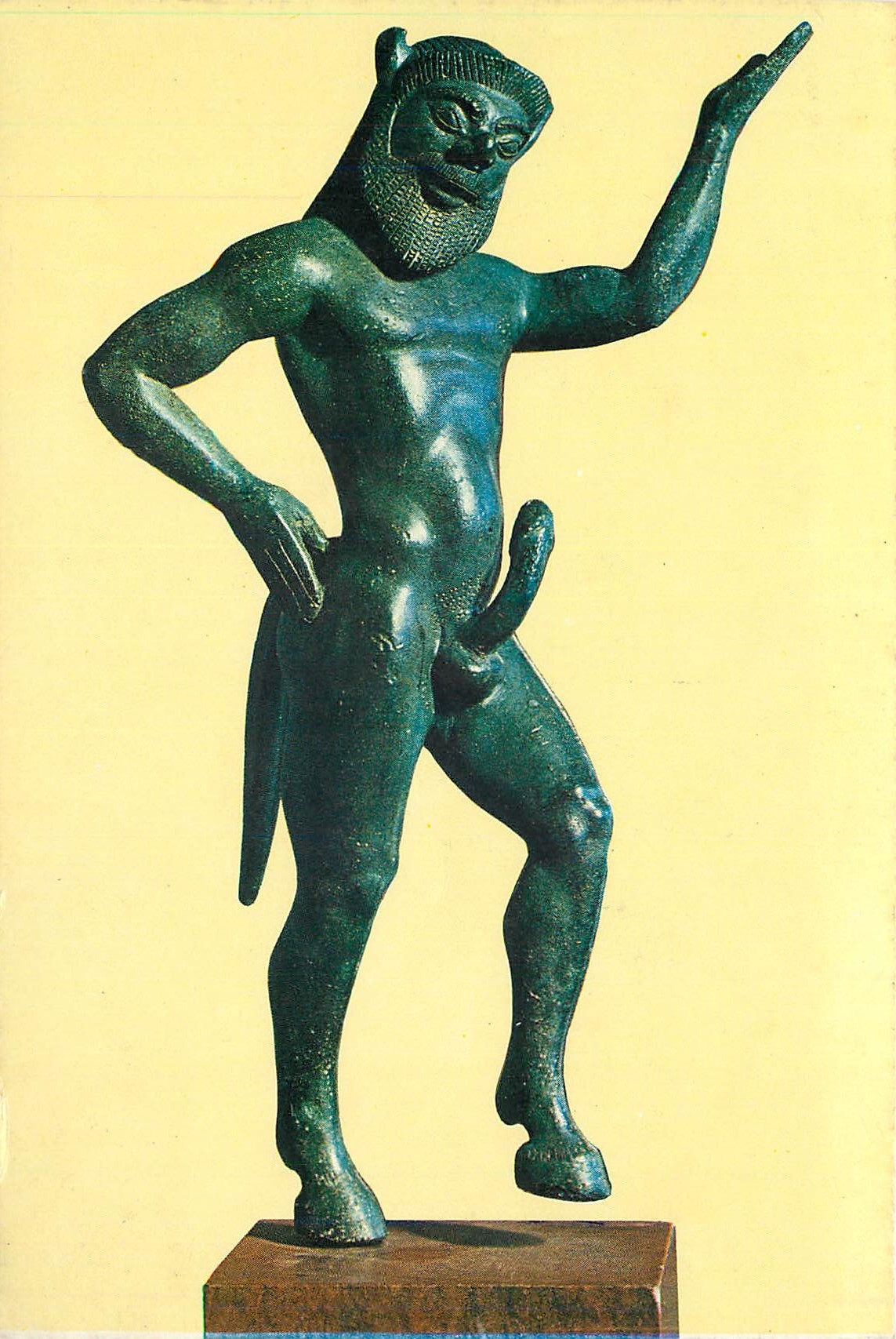CPM Athenes Musee Nat Archeologique Satyre
