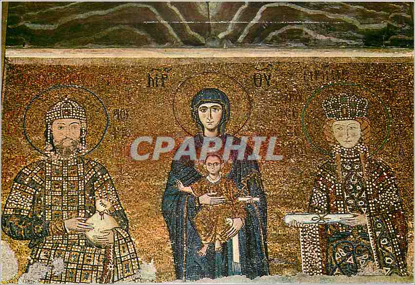 CPM Istanbul ve Saheserleri Turkiey Empress qzqoe and Emperor Monomakos Virgin