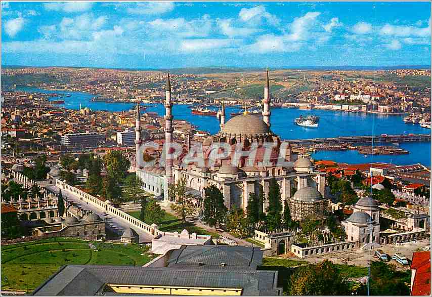 CPM Istanbul ve Saheserleri La mosque de Saliman le magnifique et la Corne d'Or