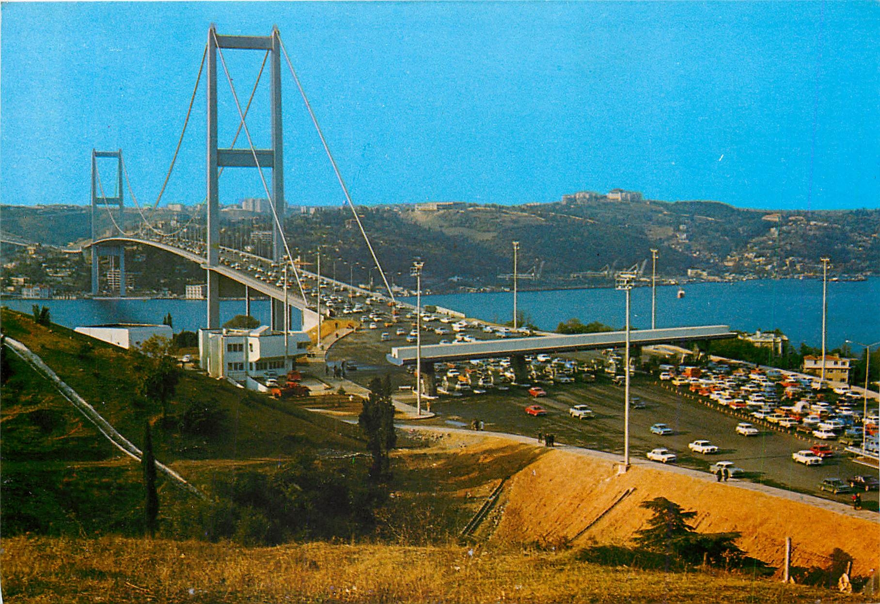 CPM Istanbul ve Guzellikleri Turkiye Une vue du Pont du Bridge Beylerbeyi village