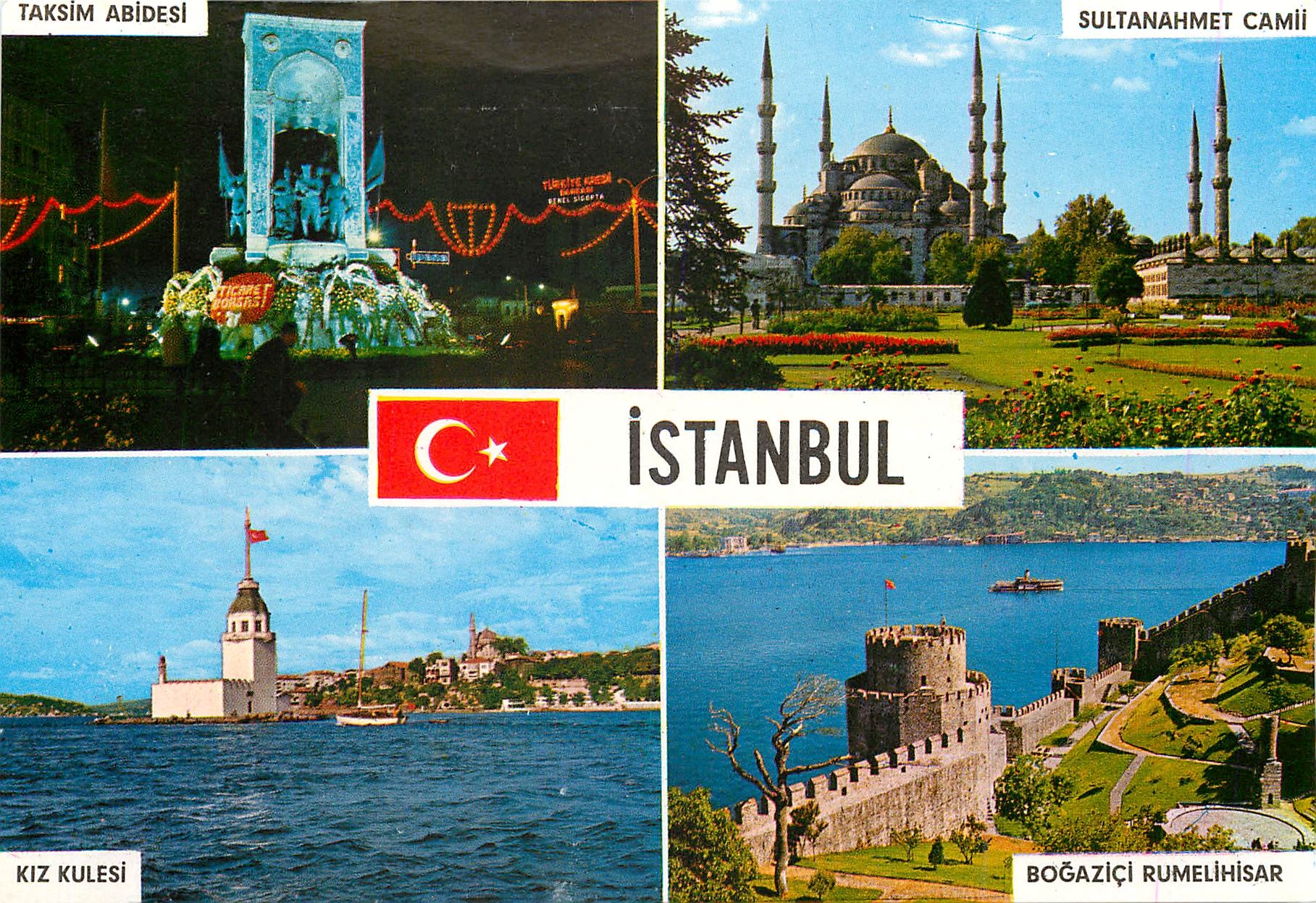 CPM Istanbul ve Guzellikleri Salutation d'Istanbul