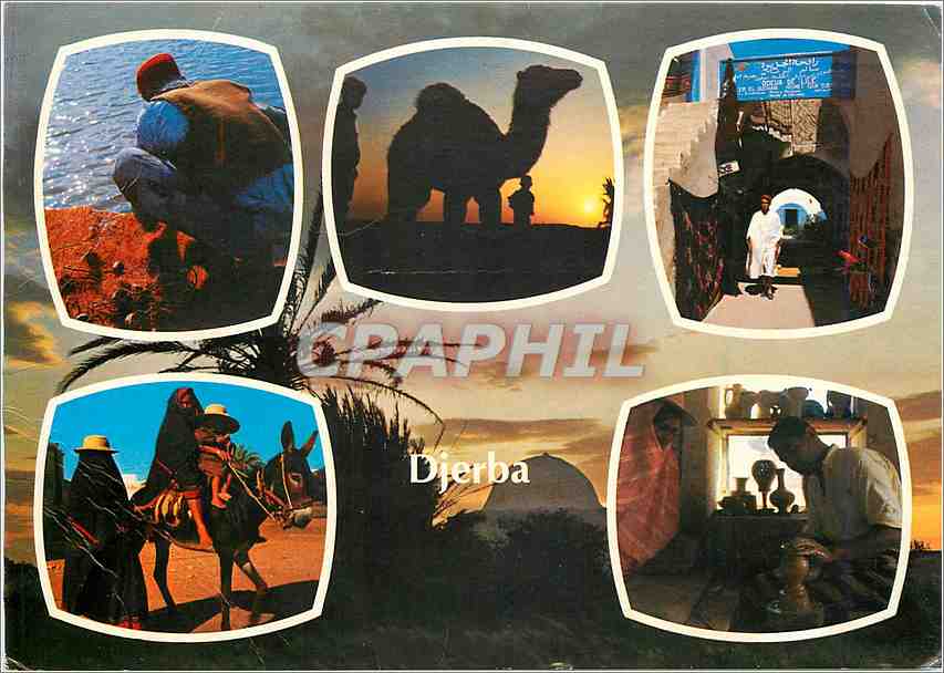 CPM Souvenir de Djerba