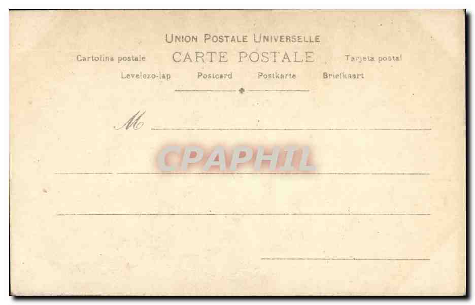 Tariol Baugé — Ostern 1906 — Ruechlinger, Paris — Rückseite