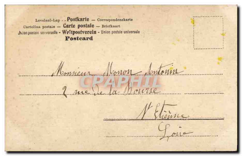 Mujer en traje de escena — Rühlinger Paris — n° 321/10 — Reverso