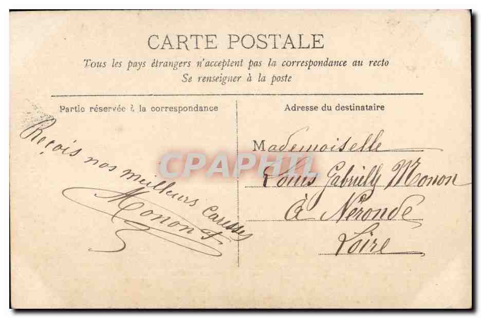 CPA Fantaisie Enfant et poupee — Verso