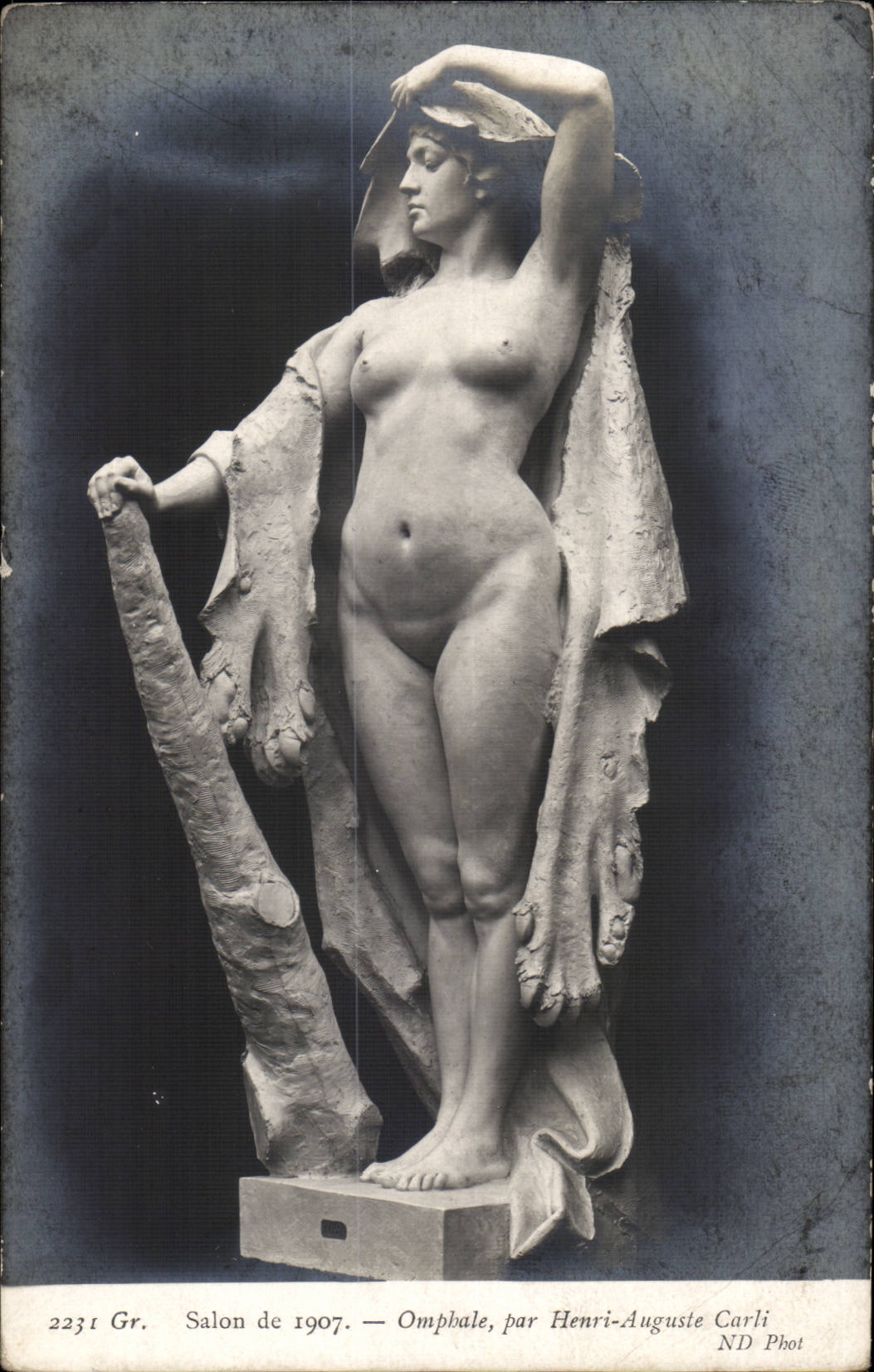 CPA Fantaisie SAlon de 1907 Ompale par Henri Auguste Carli