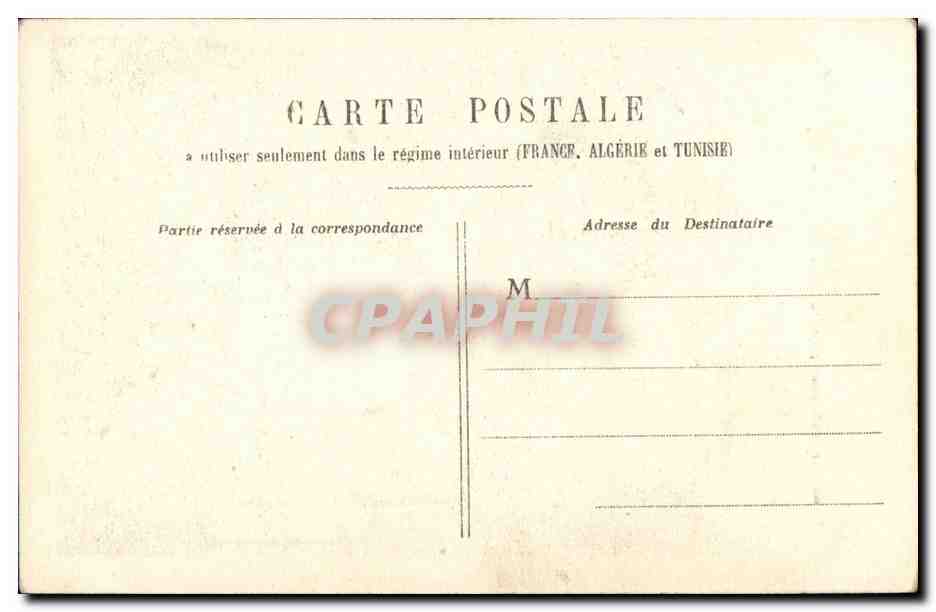 Soldat et religieuse — scène de retrouvailles — carte postale française — Achterkant