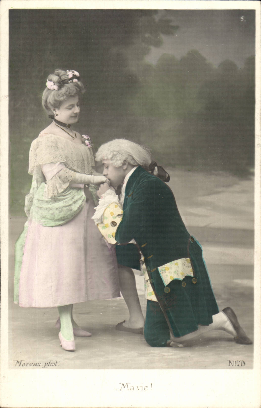 Scène de comédie — 'Ma vie !' — Moreau phot. NED, n°5
