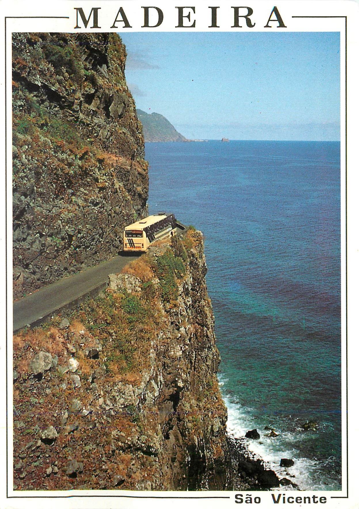 CPM Vicente (Madeira) La Cote nord pres de l'embouchure de la Ribeira do Inferno