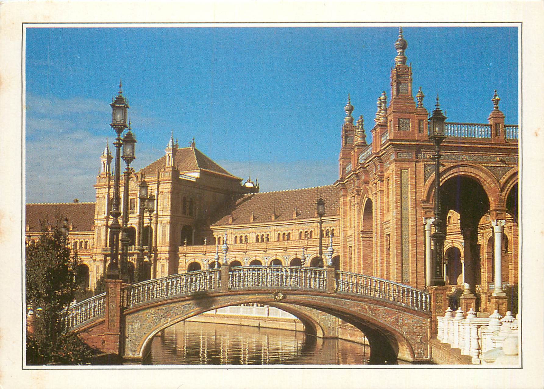 CPM Espana Seville la Place d'Espagne