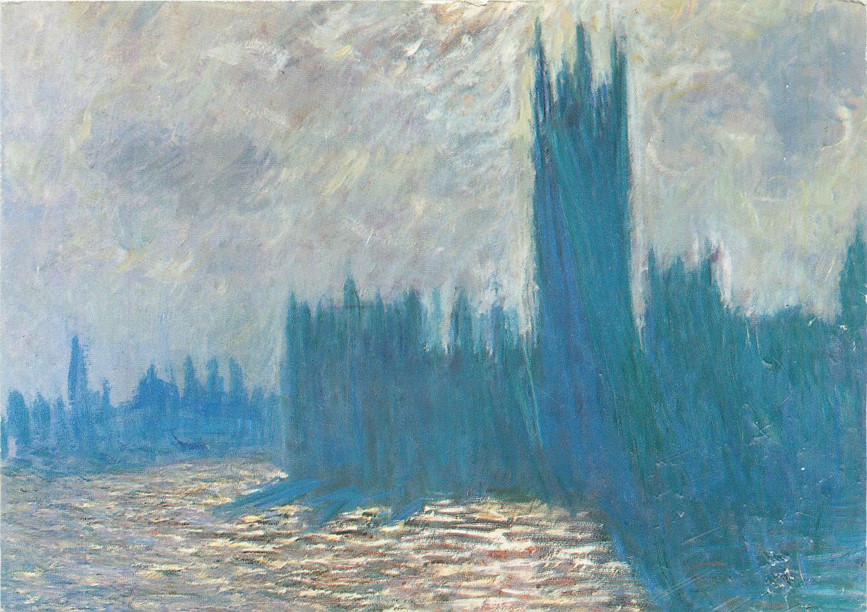 CPM Claude Monet Londres le Parlement Reflets sur la Tamise 1899 1901
