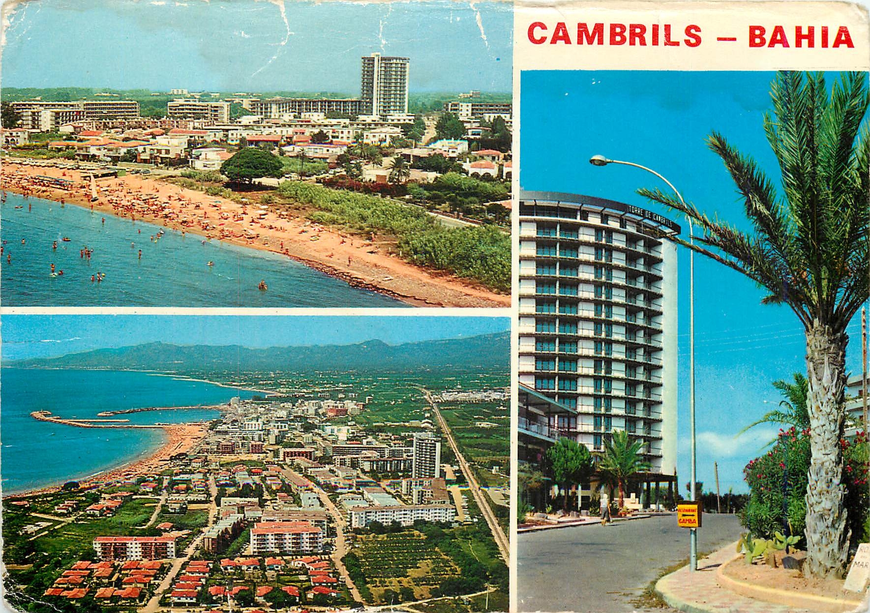 CPM Costa Dorada Tarragona Cambrlils Vue generale et Plage