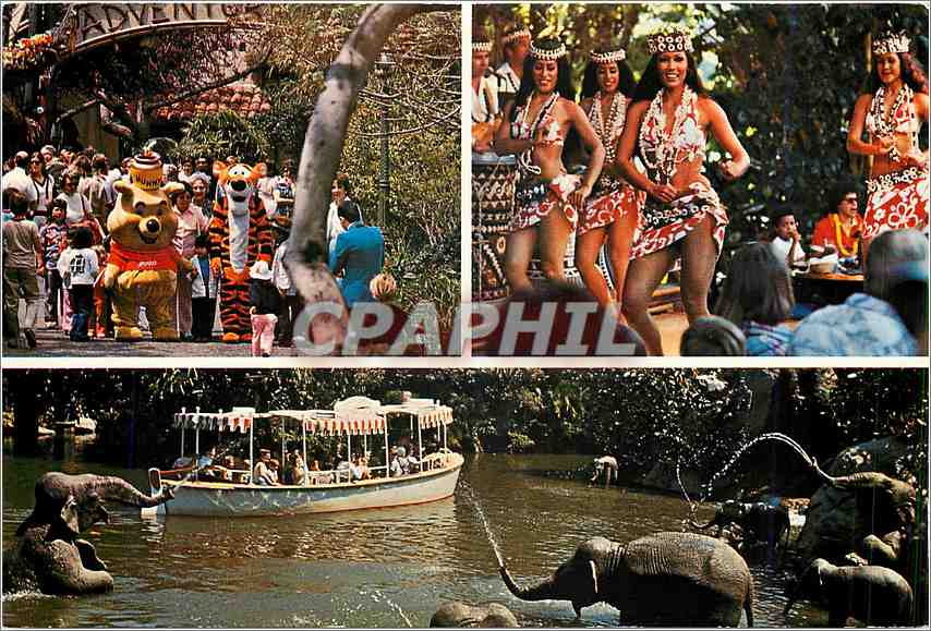 CPM Adventureland Unway travelers journey though tropical lands and jungle rivers