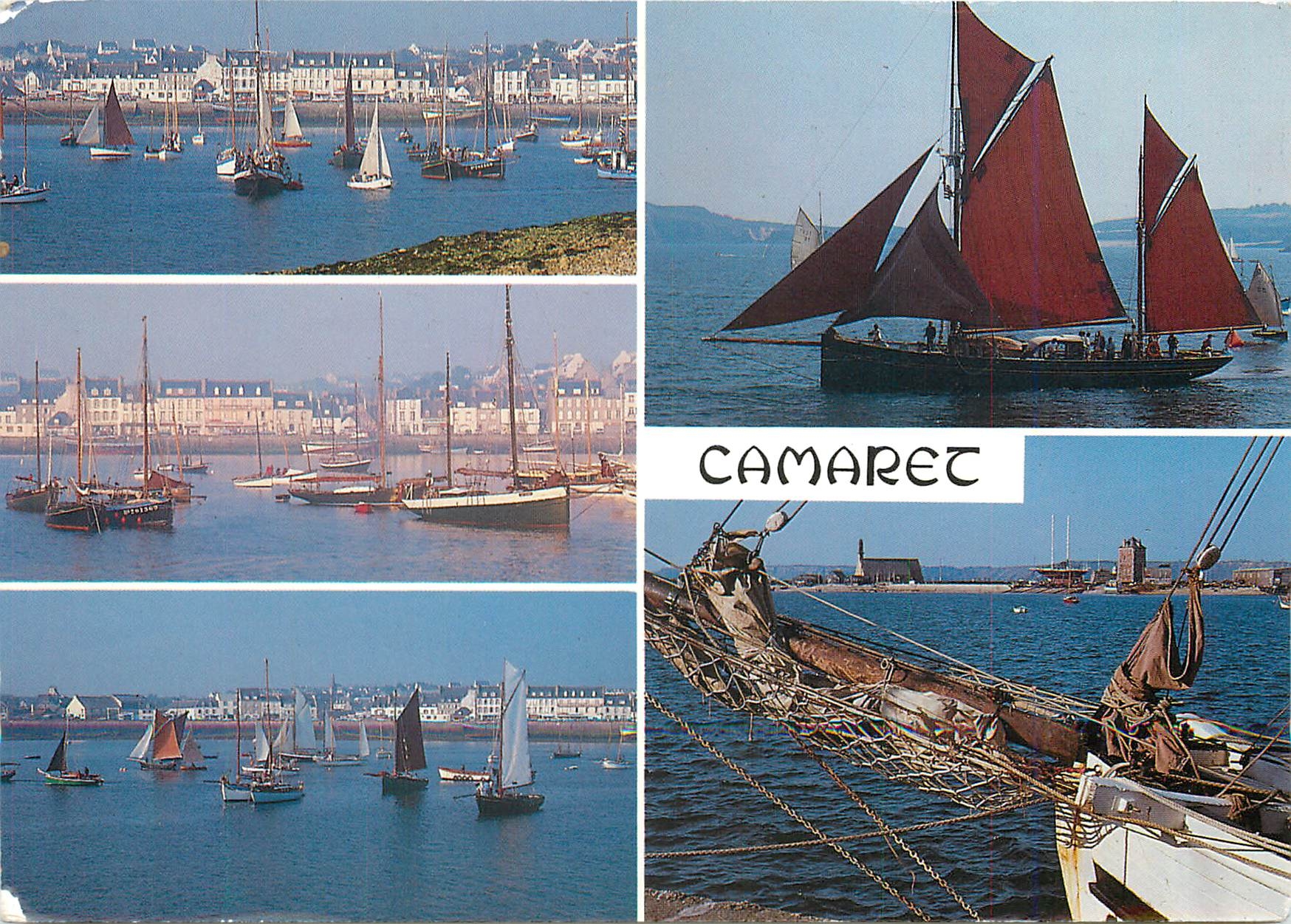 CPM La Bretagne en couleurs Camaret (Finistere) Animation du Port d'un rassemblement de vieilles coq