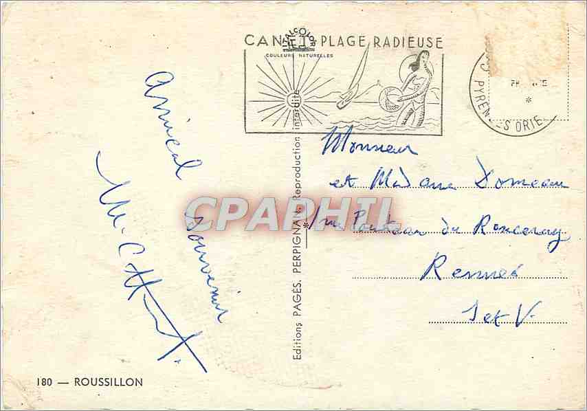 CPM Roussillon — Rückseite