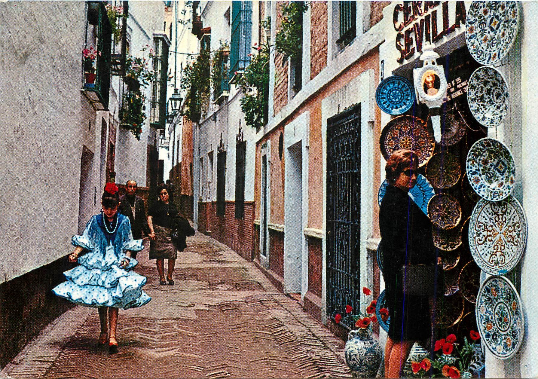 CPM Sevilla Barrio de Sta Cruz Calle de la Pimienta