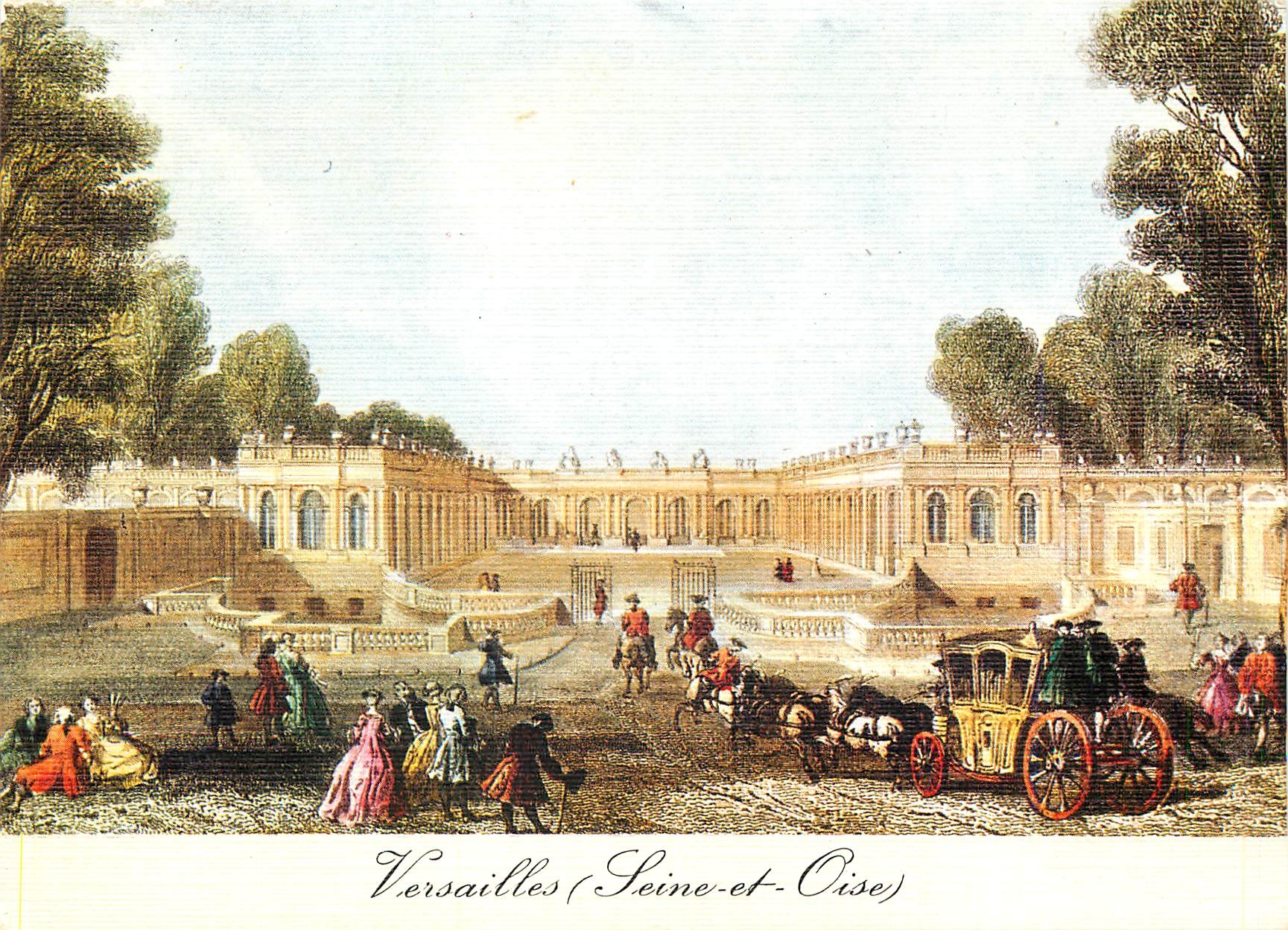 CPM Versailles (Seine et Oise) au temps jadis