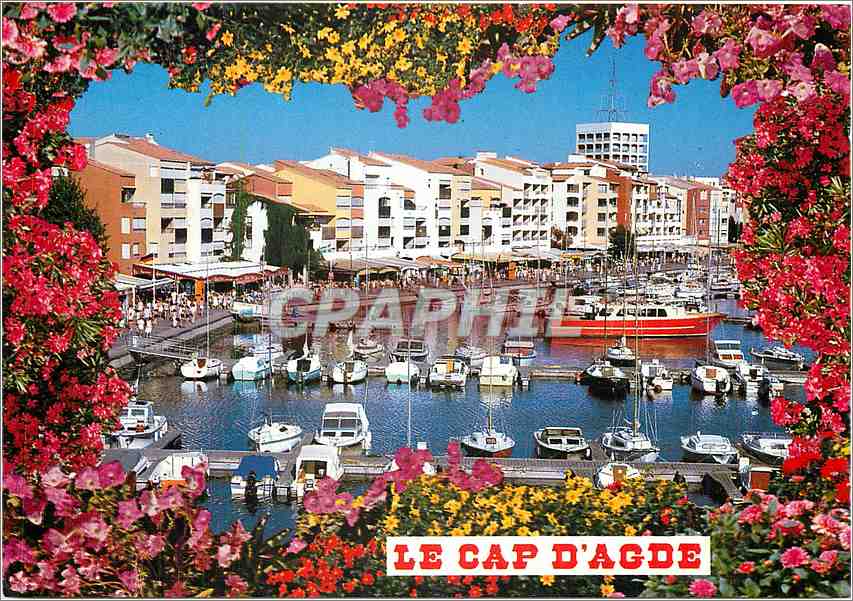 CPM En Parcourant La Cote Mediterraneenne Le Cap D'Agde (Herault)