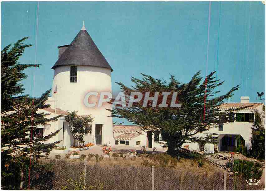 CPM Ile de Noirmoutier Le Moulin de Barbatre