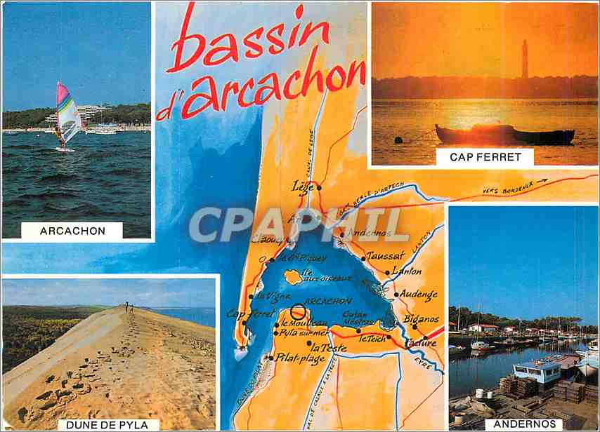 CPM Aquitaine Ambiance et Reflets du Bassin d'Arcachon