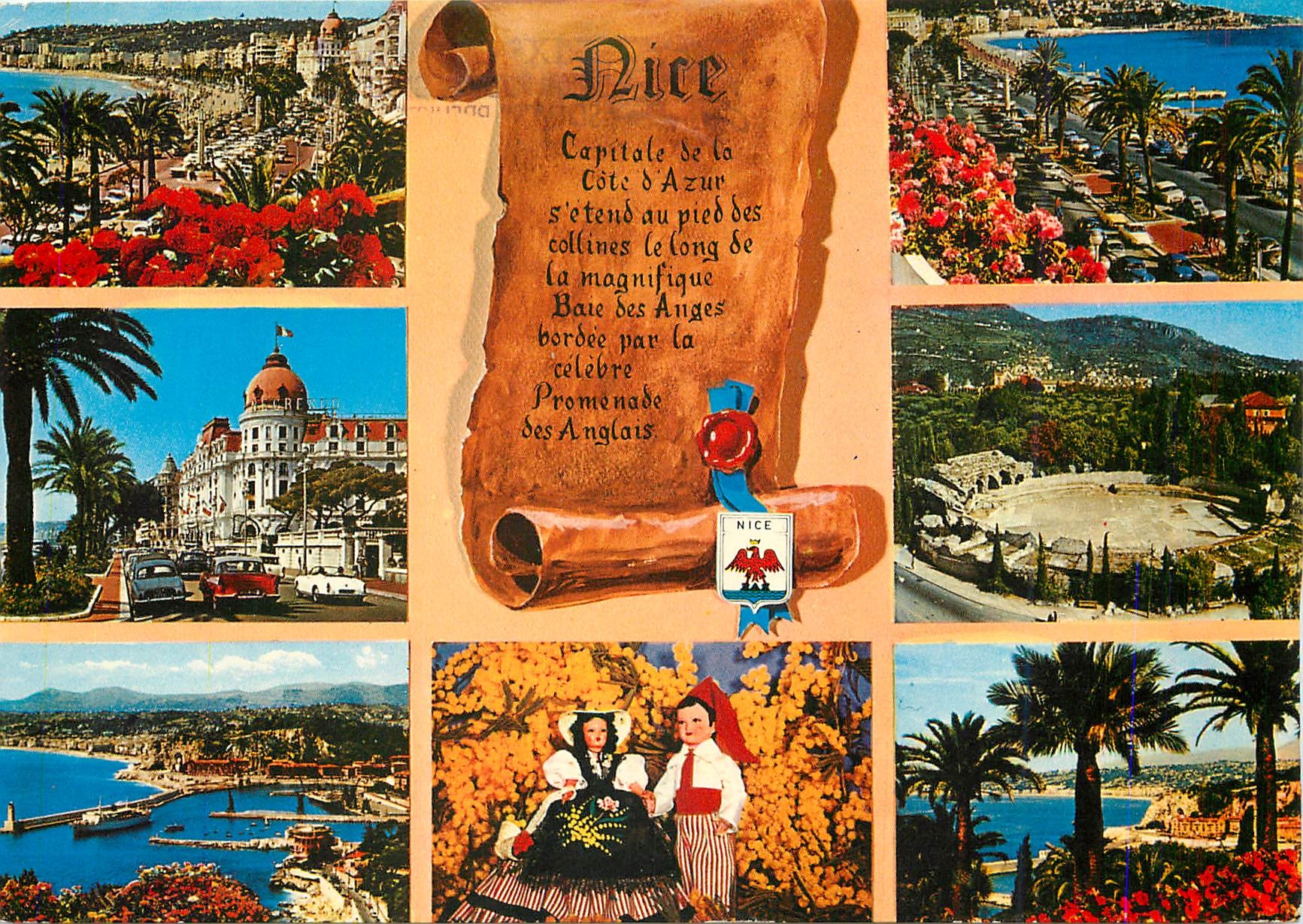 CPM Nice Cote d'Azur French Riviera Souvenir de Nice