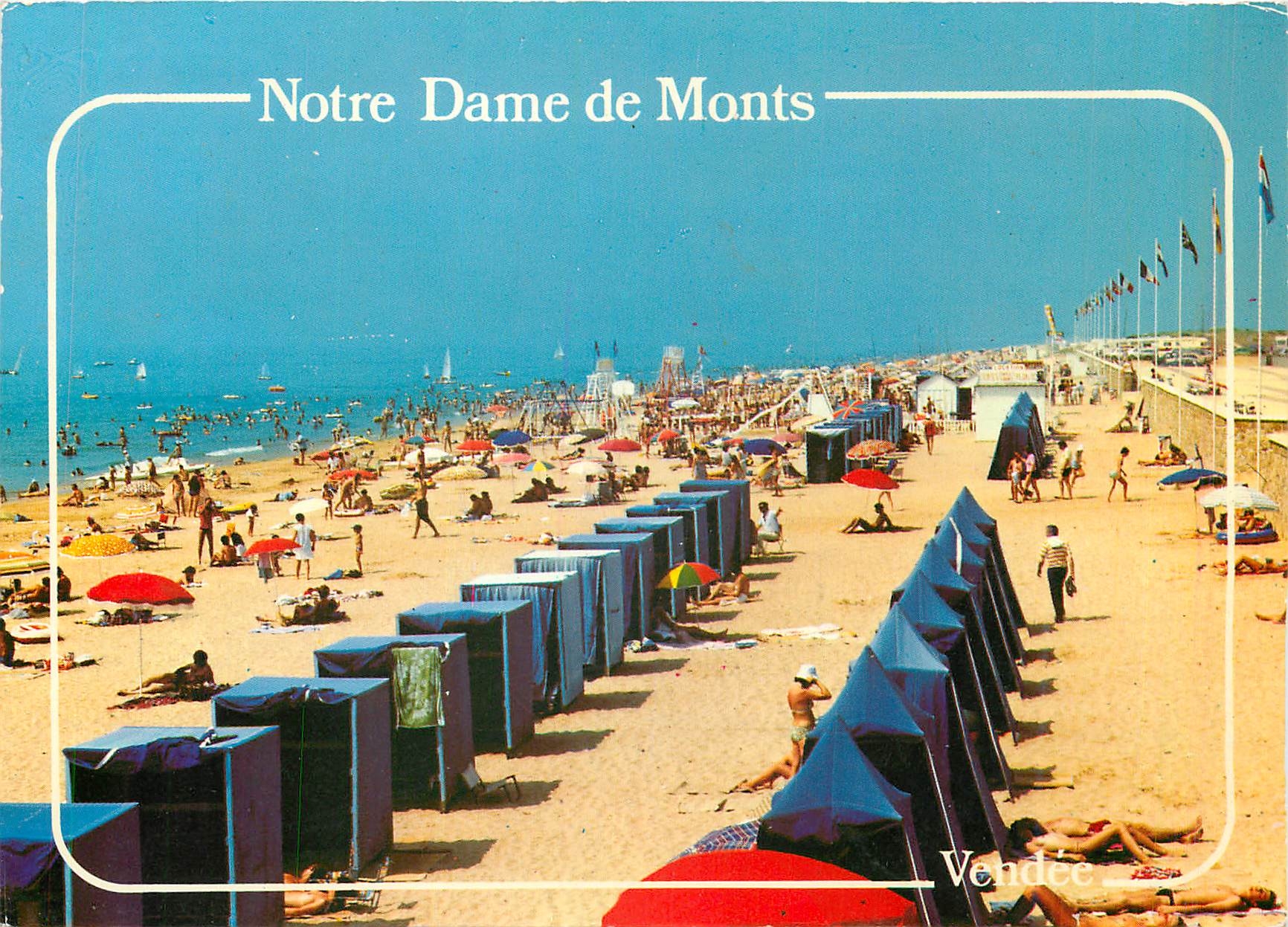 CPM La Vendee Touristique Notre Dame de Monts La Plage le Remblai